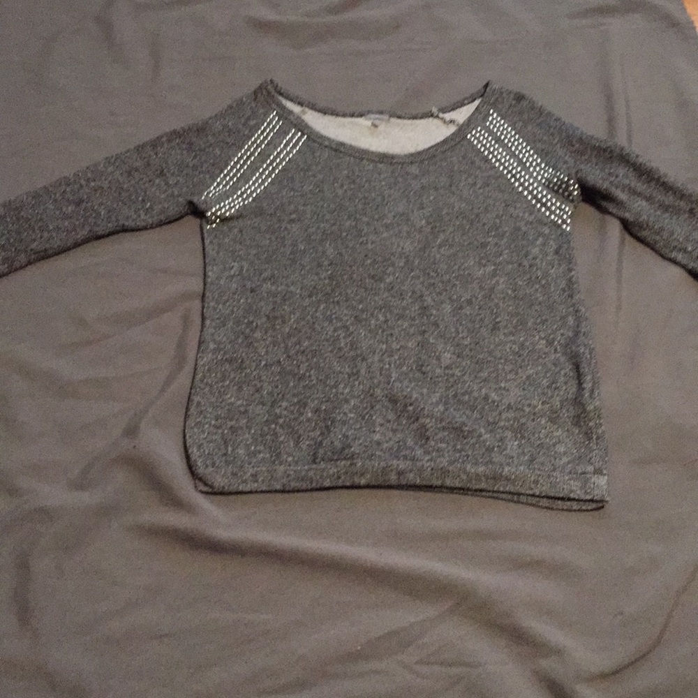 Charlotte Russe gray with silver accents